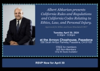 Albert Abkarian - Ethics, Law & Personal Injury